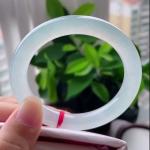 白冰白月光圆条手镯